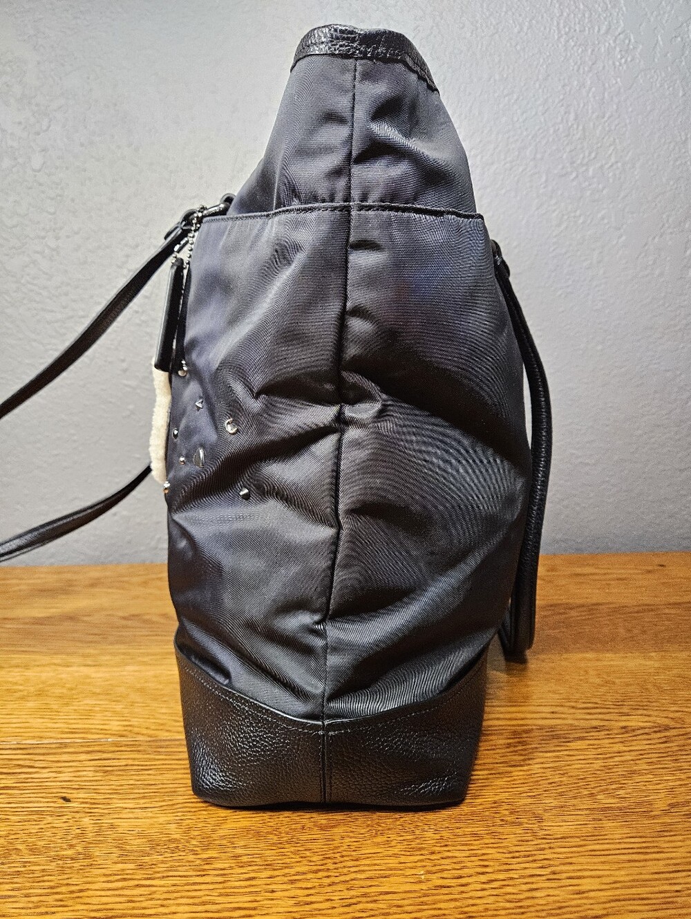 Coach Bear Nylon Tote Bag - Picture 6 of 16